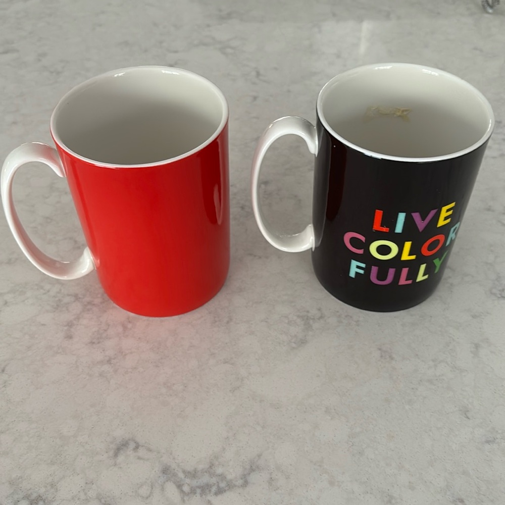 Pair of Kate Spade Mugs